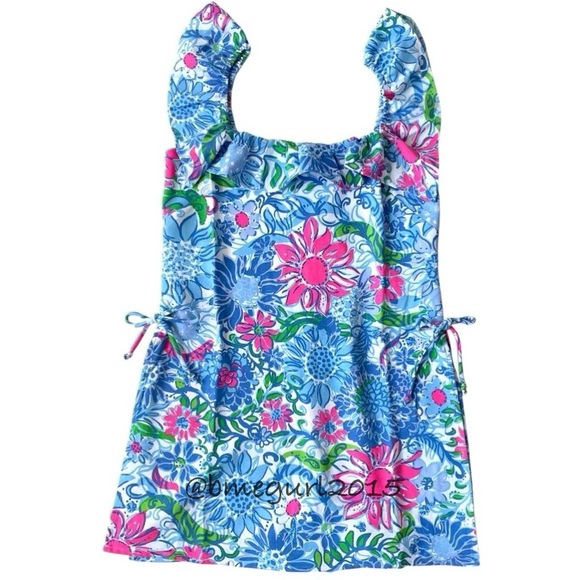 🦄 NWT Lilly Pulitzer Zoya Ruffle Shift Style Romper Sample/Unreleased - Picture 16 of 16
